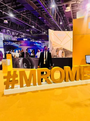 Shubhesh Thakore from Alpha Aircraft Systems at MRO Middle East